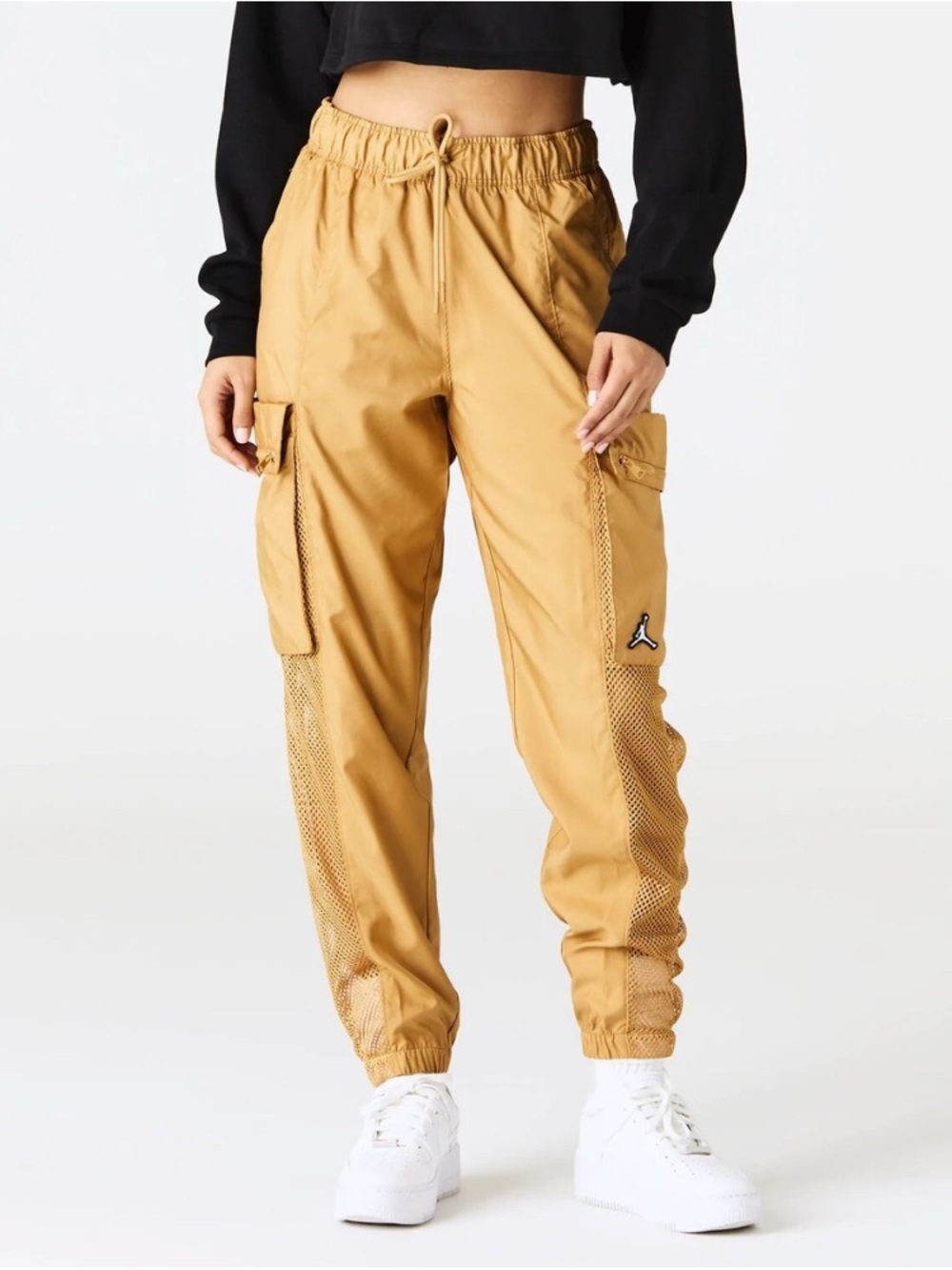 Jordan Essentials Utility Pants Tan Cargo Joggers - Picture 2 of 7